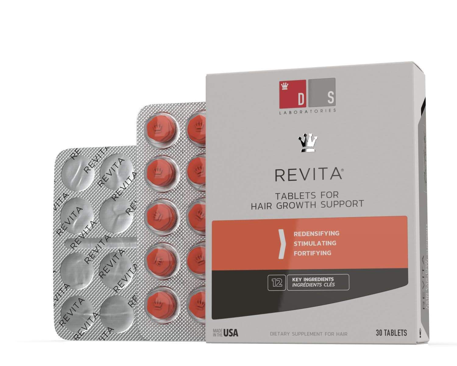 Revita | Comprimidos nutracêuticos para apoio ao crescimento capilar