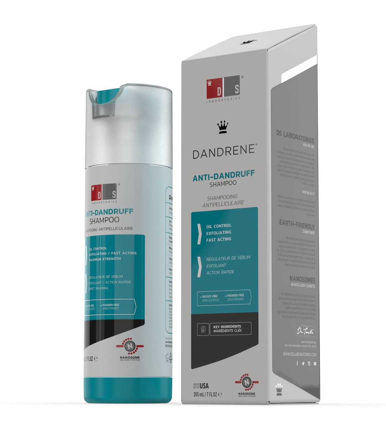 Dandrene | Shampoo anticaspa esfoliante