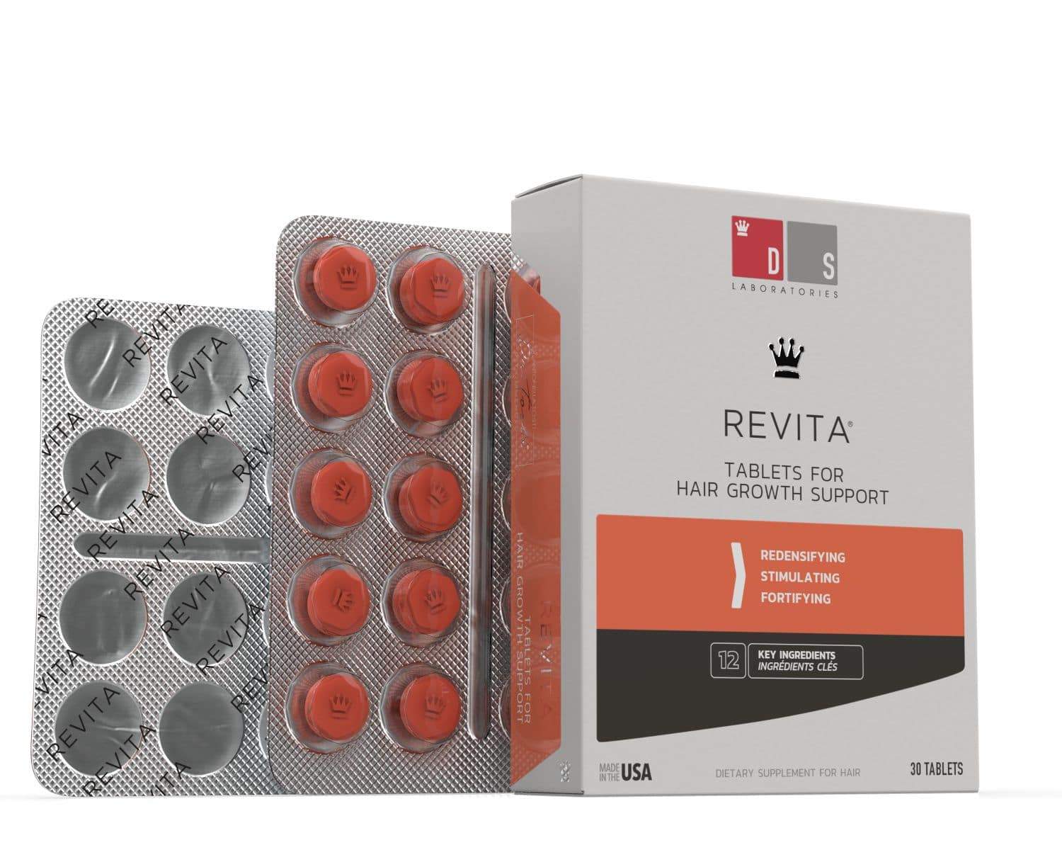 Revita | Comprimidos nutracêuticos para apoio ao crescimento capilar