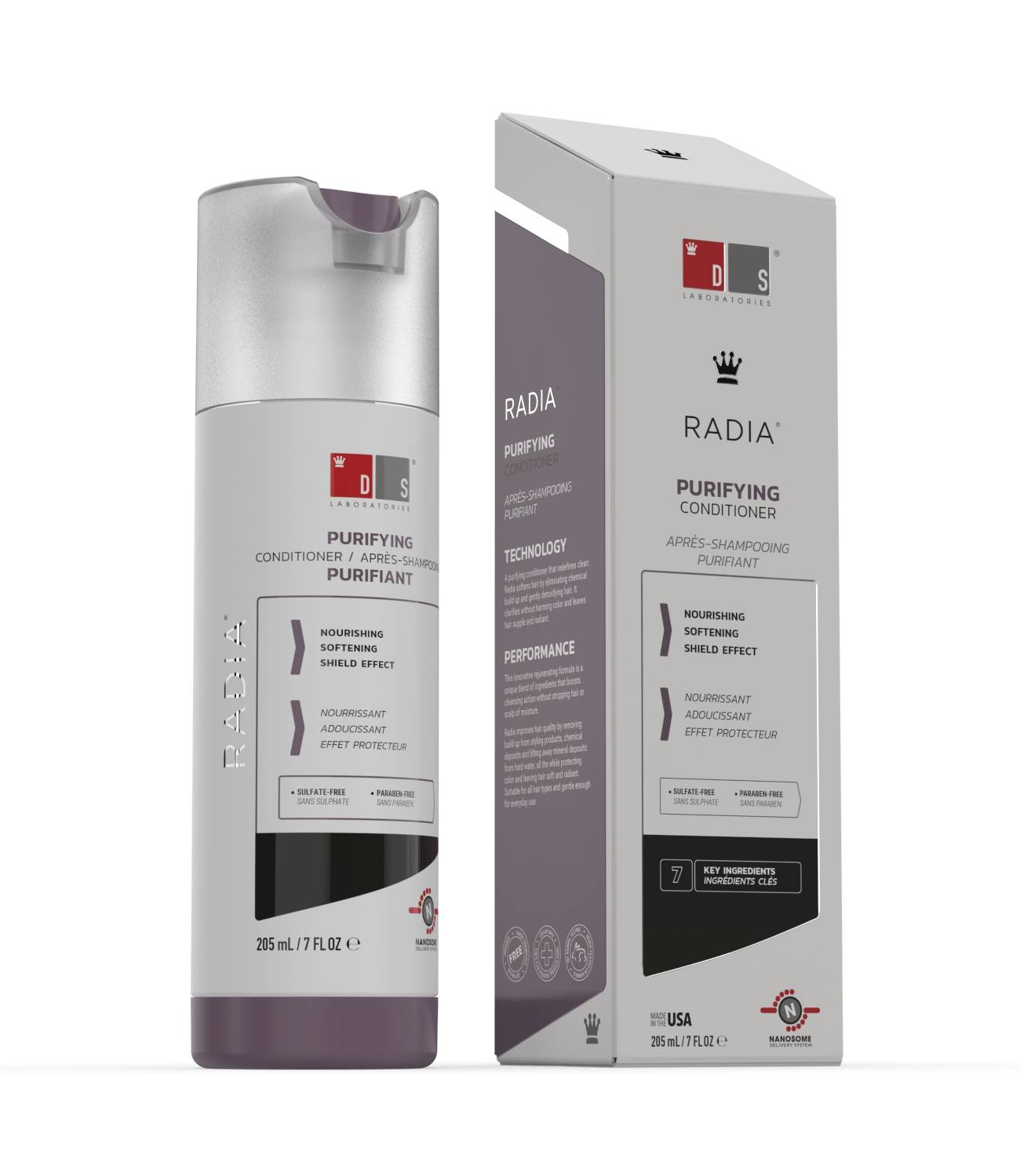 Radia | Condicionador purificante para couros cabeludos ressecados, sensíveis ou irritados