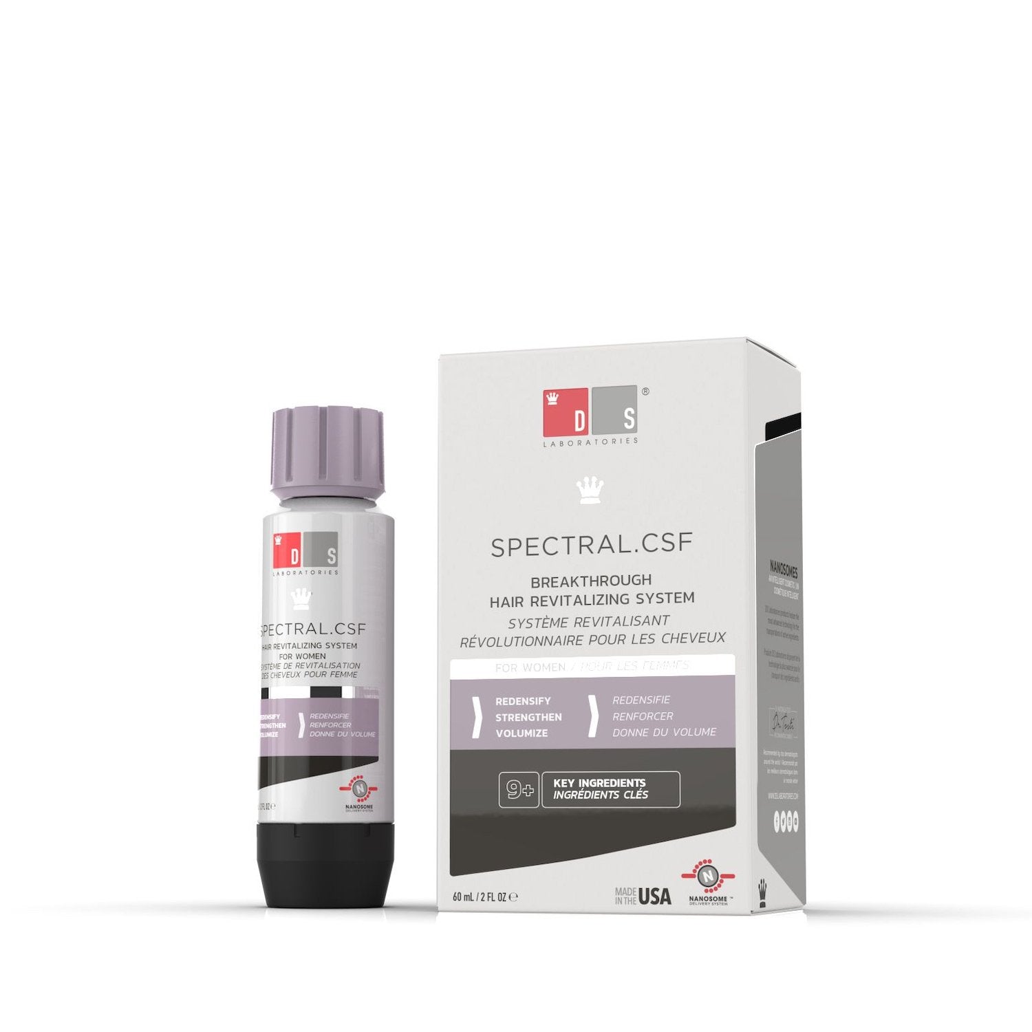 Spectral.CSF | Inovador sistema revitalizante para mulheres com Nanoxidil 5%